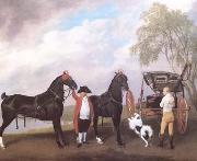 STUBBS, George The Prince of Wales' Phaeton (mk25) oil